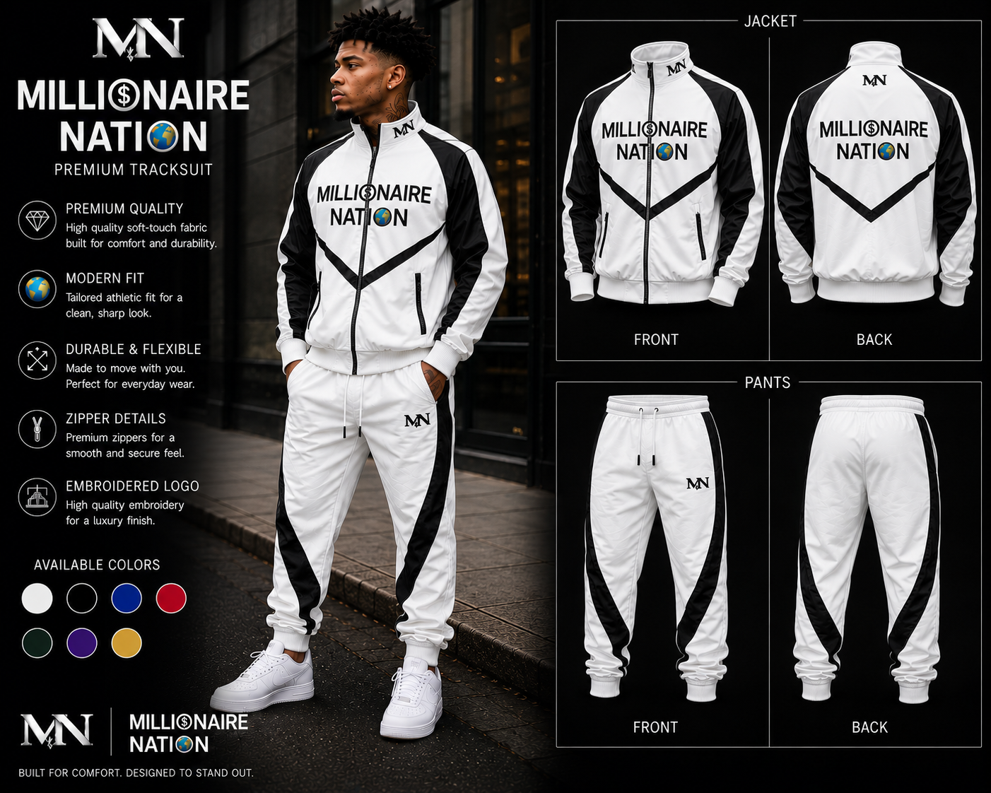 Millionaire Nation™ Velocity Tracksuit