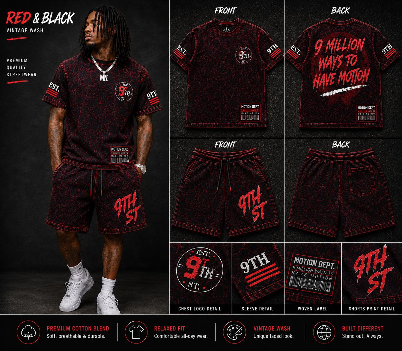 EST 9TH ST™ Motion Wash Street Set