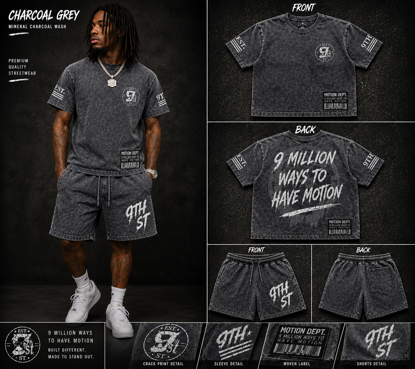 EST 9TH ST™ Motion Wash Street Set