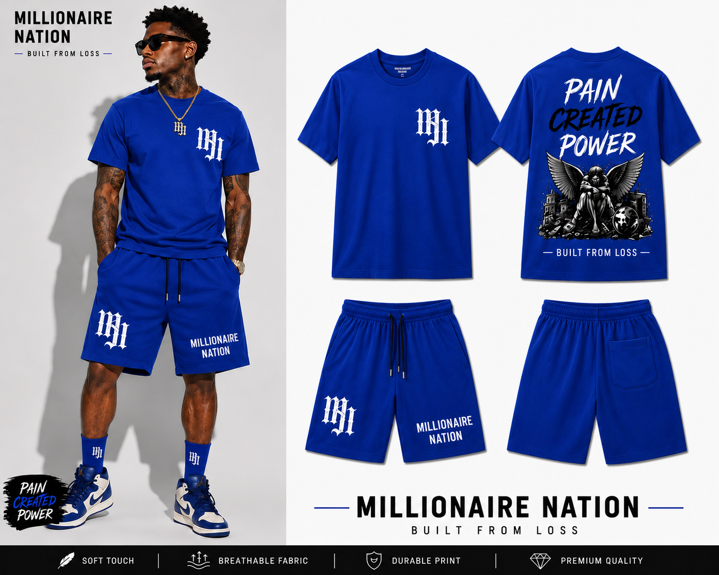 Millionaire Nation™ Pain Created Power Summer Set