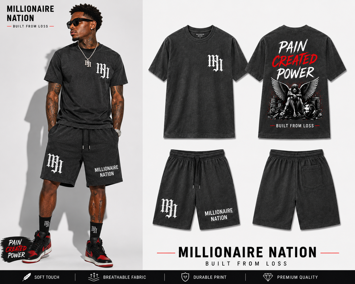 Millionaire Nation™ Pain Created Power Summer Set