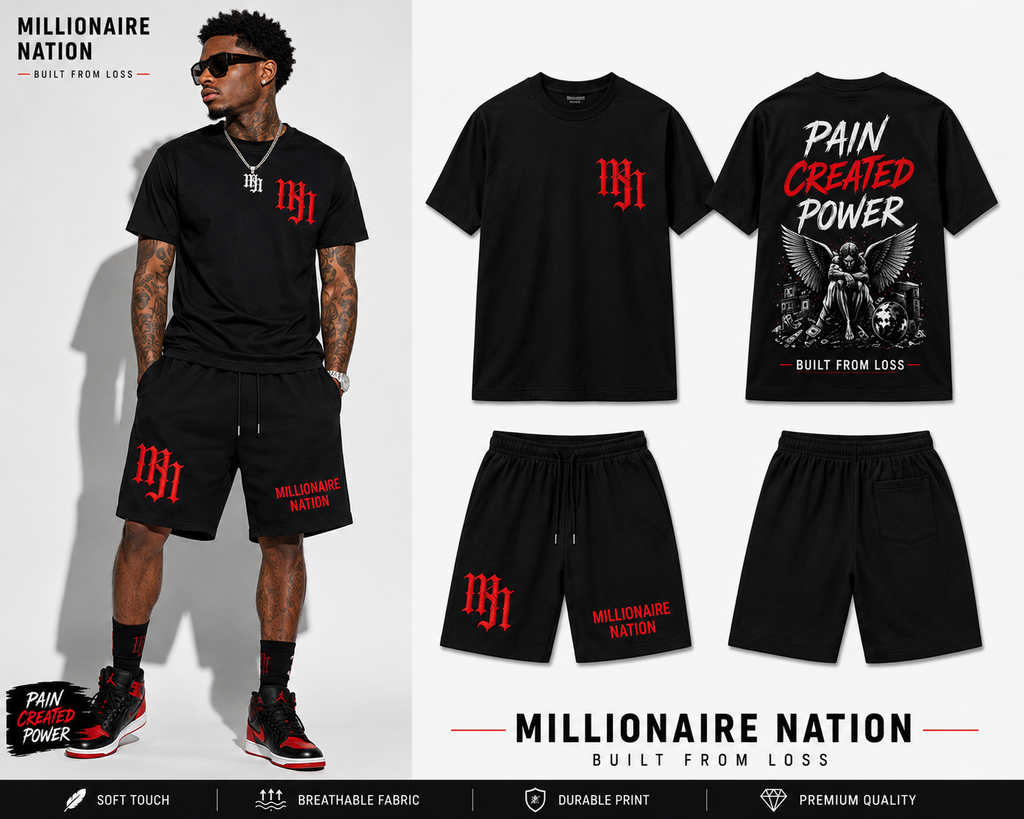 Millionaire Nation™ Pain Created Power Summer Set