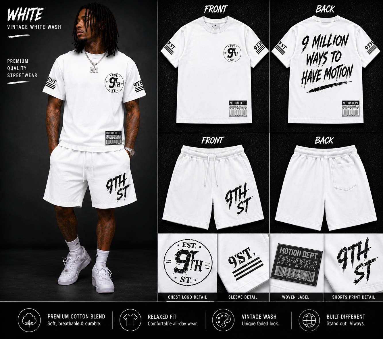 EST 9TH ST™ Motion Wash Street Set