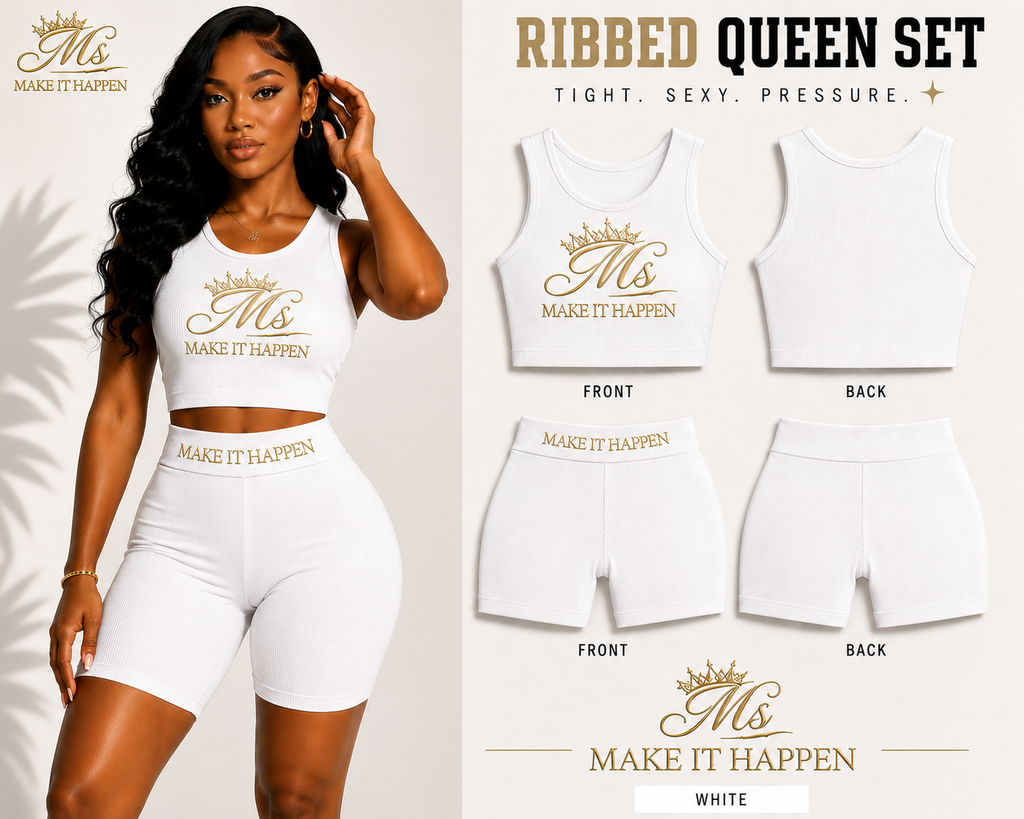 Ms. Make It Happen™ Ribbed Queen Set