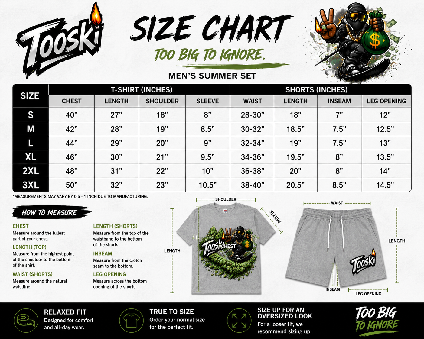 Tooski™ Too Big To Ignore Street Set
